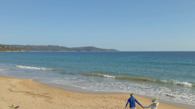 La plage de Pardigon à Cavalaire