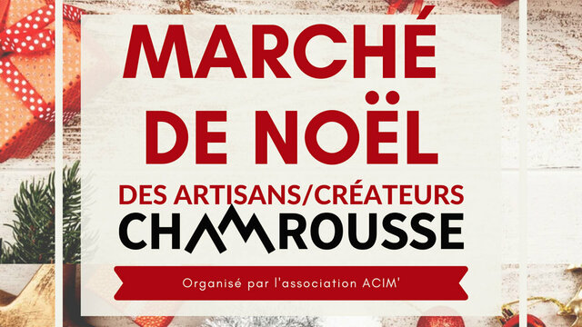 Marché de Noël artisans LACIM Chamrousse 2024