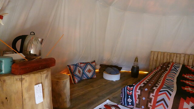 Intérieur Tipi tout confort