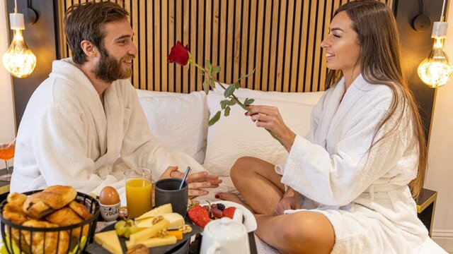 Petit déjeuner en chambre