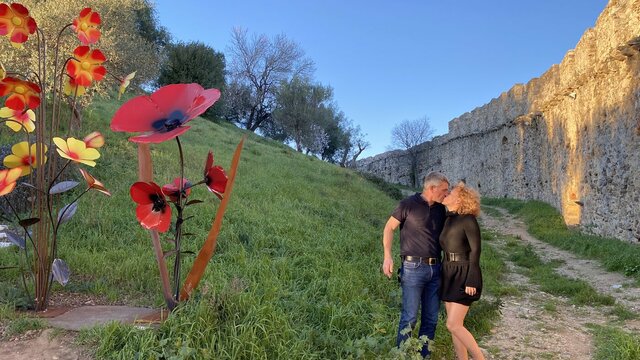 Les amoureux à Grimaud