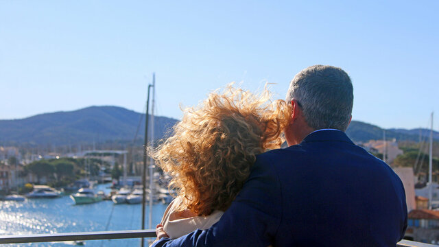 La vue depuis l'église Saint-François d'Assise à Port Grimaud